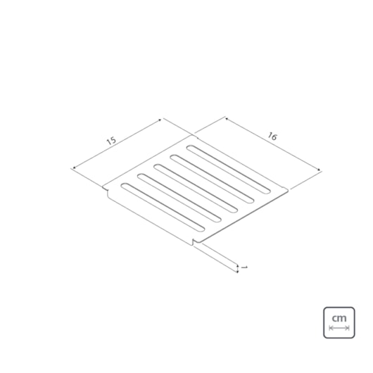 Escorredor para Sobrepor Scotch Brite 15x15cm Tramontina - Imagem principal - 9ba39f7a-995c-48af-bb4f-3cf9d971e640