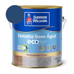 Esmalte Alto Brilho Eco Azul Del Rey Sherwin Williams 0,9L