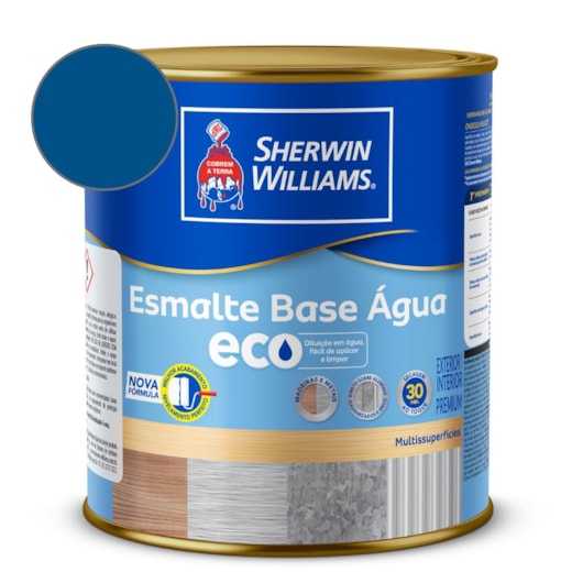 Esmalte Alto Brilho Eco Azul Franca Sherwin Williams 0,9L - Imagem principal - 254473cc-8c9a-45f3-9207-e7741675164e