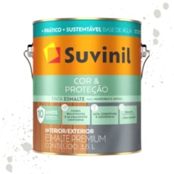 Esmalte Cor E Proteção Base Água Brilhante Branco Neve Suvinil 3,6L