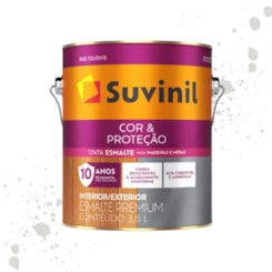 Esmalte Cor E Proteção Brilhante Branco Neve Suvinil 3,6L