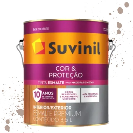 Esmalte Cor E Proteção Brilhante Tabaco Suvinil 3,6L - Imagem principal - d4c1f314-6174-4aca-aadc-5017ceccd817