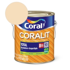 Esmalte Premium Brilho Coralit Total Balance Secagem Rapida Marfim 3.6l Coral