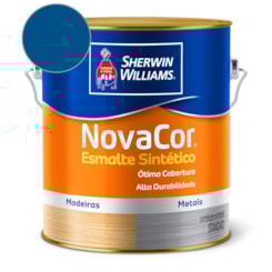 Esmalte Sintético Alto Brilho Nova Cor Azul Franca Sherwin Williams 3,6L