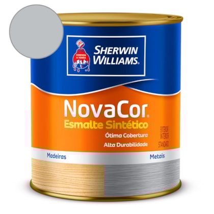  Esmalte Sintético Alto Brilho NovaCor Alumínio Sherwin Williams 0,9L