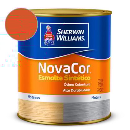 Esmalte Sintético Alto Brilho NovaCor Laranja Sherwin Williams 3,6L