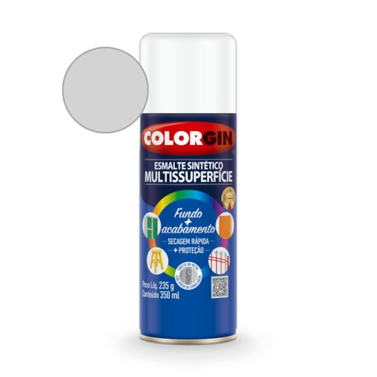 Esmalte  Sintético Branco Gelo Colorgin 235g - Imagem principal - 16762092-1b85-4c74-a0d6-7ecb70c414b8