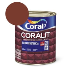 Esmalte Sintético Coralit Ultra Resistencia Alto Brilho Colorado 900ml Coral