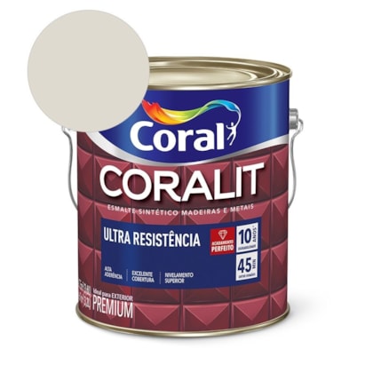 Esmalte Sintético Coralit Ultra Resistencia Alto Brilho Gelo 3.6l Coral