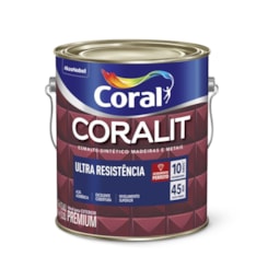 Esmalte Sintético Coralit Ultra Resistencia Alto Brilho Transparente 3.6l Coral