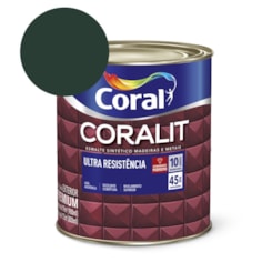 Esmalte Sintético Coralit Ultra Resistencia Alto Brilho Verde Colonial Coral 900ml