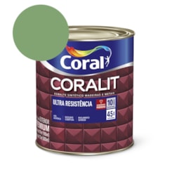 Esmalte Sintético Coralit Ultra Resistencia Alto Brilho Verde Nilo 900ml Coral