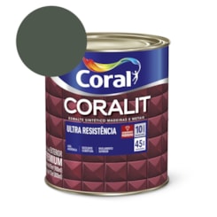 Esmalte Sintético Coralit Ultra Resistencia Fosco Verde Escolar 900ml Coral