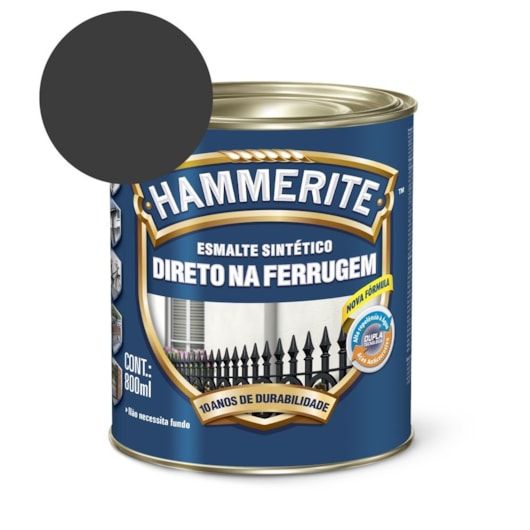 Esmalte Sintético Hammerite Brilhante Preto 800ml Coral - Imagem principal - 64baccd1-adfb-4b7c-adfc-954d16537b38