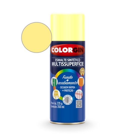 Esmalte  Sintético Marfim Colorgin 235g - Imagem principal - dd411d4a-cb24-4b92-aab9-49dbc8b4aabd