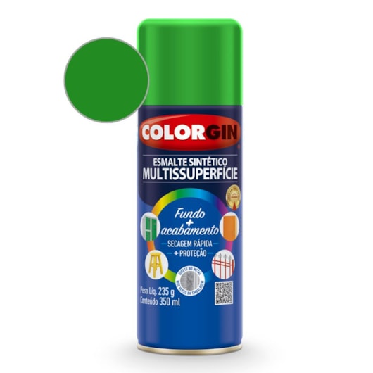 Esmalte  Sintético Verde Colorgin 235g - Imagem principal - be05eb90-0d23-412c-8ab6-fa36fc5e163a