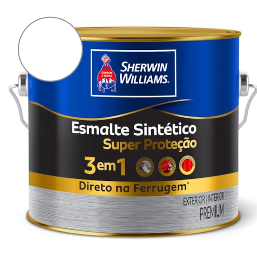 Esmalte Super Protetor Cinza Médio Brilhante Sherwin Williams 0,9L - Imagem principal - 65a96f57-e079-44d4-892c-0d29e95262a9