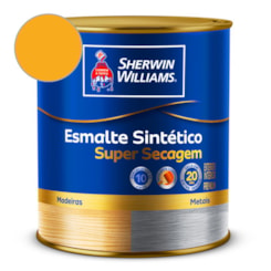 Esmalte Super Secagem Alto Brilho Amarelo Ouro  Sherwin Williams 0,9L
