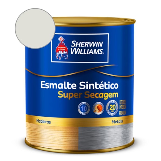 Esmalte Super Secagem Alto Brilho Branco Gelo Sherwin Williams 0,9L - Imagem principal - c36289ea-18ce-44b1-980f-65009b1b2b10