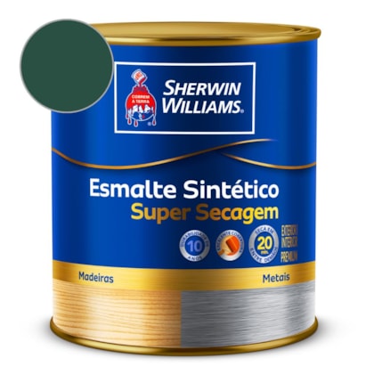 Esmalte Super Secagem Alto Brilho Verde Colonial Sherwin Williams 0,9L