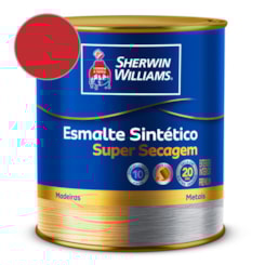 Esmalte Super Secagem Alto Brilho Vermelho Sherwin Williams 0,9L