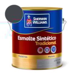 Esmalte Tradicional Alto Brilho Cinza Escuro Sherwin Williams 3,6L