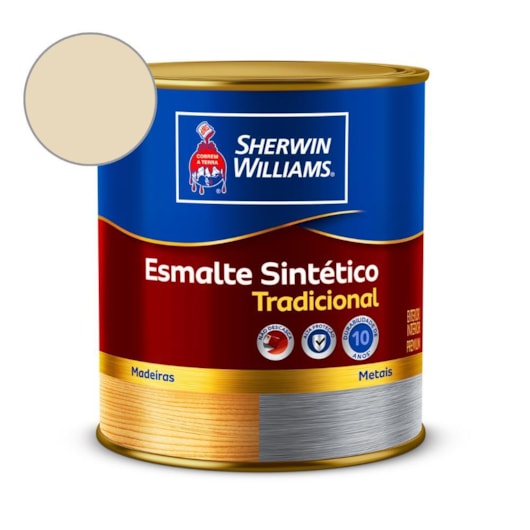 Esmalte Tradicional Alto Brilho Marfim Sherwin Williams 3,6L - Imagem principal - b28ddadf-fd79-40aa-9108-5cb83f2400ae