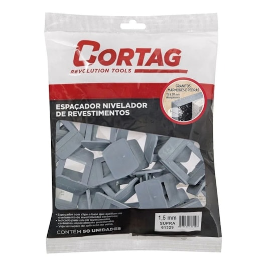 Espacador Nivelador 1,5mm Supra Cortag - Imagem principal - cdd65231-29cd-4603-b28d-4e623b18a85c