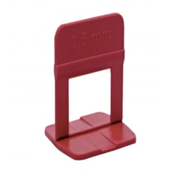 Espaçador Nivelador Caixa com 1000 Peças Slim Vermelho Cortag 1,5mm