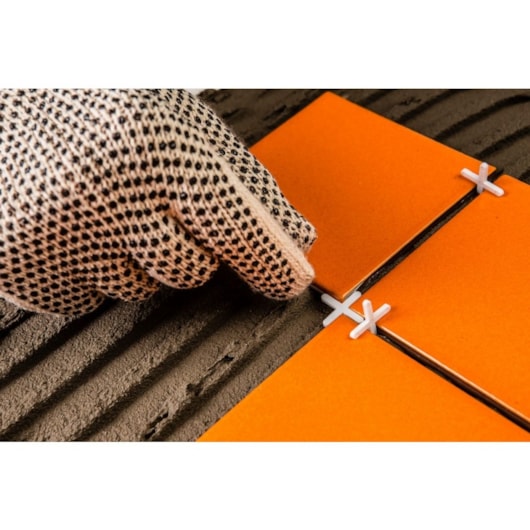 Espaçador Para Pisos Tipo Cruzeta 3,0mm Embalagem Com 100 Peças Bumax - Imagem principal - 64ee6278-1d44-44c5-a1bb-818684fd68c0