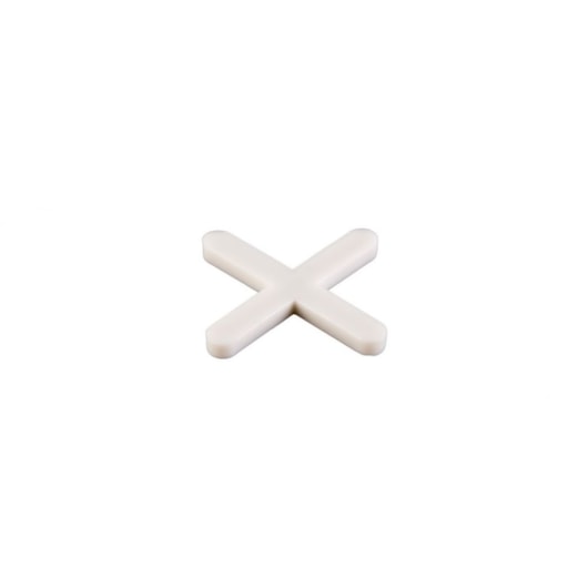 Espaçador Para Pisos Tipo Cruzeta 3,0mm Embalagem Com 100 Peças Bumax - Imagem principal - 9501ab10-5f6a-4cd0-a200-52082db5b81b