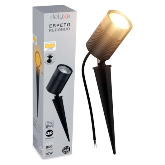 Espeto LED Nimus Redondo Preto 10W AM3000K Avant - Imagem principal - f51ed8ec-382f-4d9b-9308-d1f8391bc916