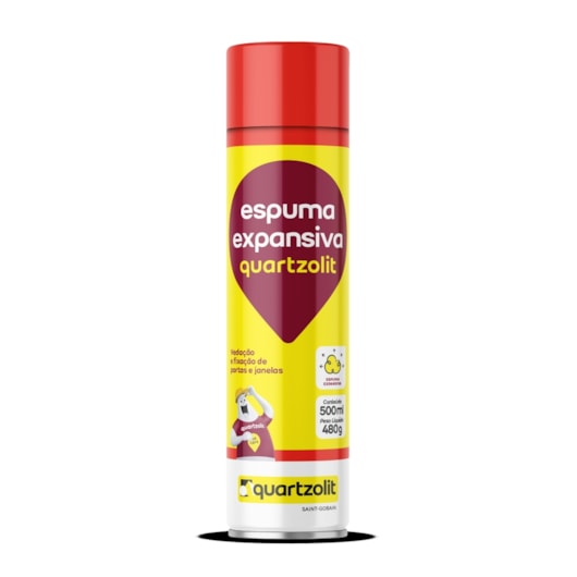 Espuma Expansiva 500ml Quartzolit - Imagem principal - bdb85e55-dfac-4250-b597-42a19a425227
