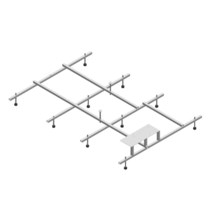 Estrutura Autoportante Metálica Para Hidromassagem H16/150 Astra