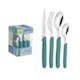 Faqueiro Em Inox Carmel Com 24 Peças Turquesa Médio Tramontina - e28e75bc-7367-4300-8fc9-82619a7726f9
