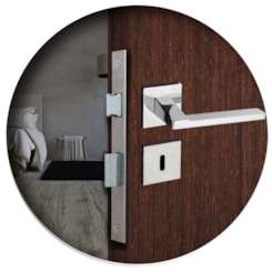 Fechadura Chopin Rq2  Zamac Cromado Premium Pado 