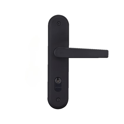 Fechadura Concept 401 Externo Preto Pado 40mm