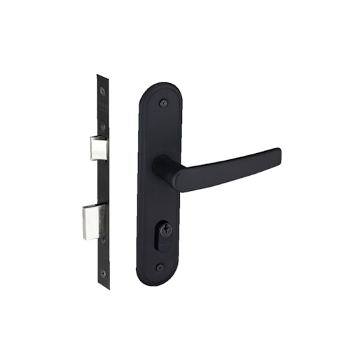 Fechadura Concept 401 Externo Preto Pado 40mm - Imagem principal - f44e9869-f1c9-4635-a878-4b436ece1856