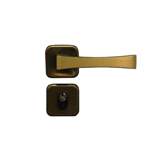 Fechadura Externa Roseta Paris Bronze Latonado MGM 40mm - Imagem principal - bbdd7f92-89e8-482c-9499-5b7e402bb48d