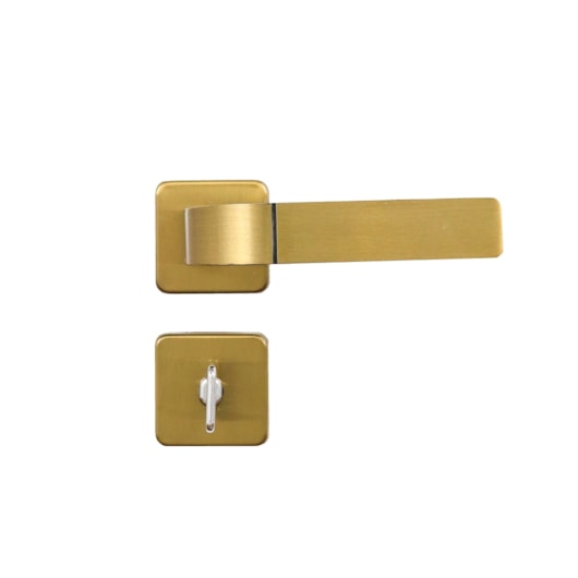 Fechadura Para Banheiro Roseta Módena Bronze Latonado MGM 40mm - Imagem principal - cc1f71dc-2a9c-4907-a27d-56be828a9d29