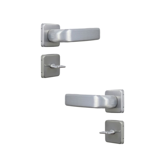 Fechadura Para Porta De Banheiro Roseta Firenze Alumínio MGM 40mm - Imagem principal - f3a7b928-c507-45c1-8b44-8570b5cbbe4e