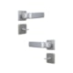 Fechadura Para Porta De Banheiro Roseta Firenze Alumínio MGM 40mm - 778d3a1f-8390-4296-8709-a33ca533fc3b