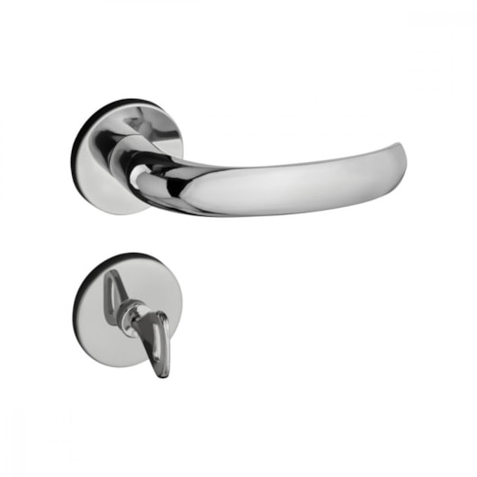 Fechadura Roseta Concept 406 Para Banheiro Cromado Pado - Imagem principal - 5e3bf469-b1e5-4685-8045-96e589237598