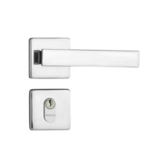 Fechadura Roseta Concept 408 Externo Cromado Pado 40mm