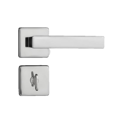 Fechadura Roseta Concept 408 Para Banheiro Cromado Pado 40mm