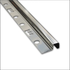 Filete P Inox Escovado Mozaik 1,25x1,25x120cm