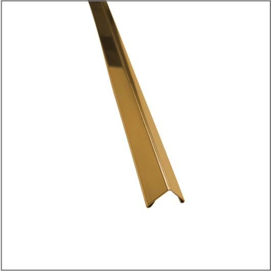 Filete V Ouro Matte Mozaik 12x1200mm - Imagem principal - 4278897c-9a0b-4468-b6f1-2980b20f3ab6
