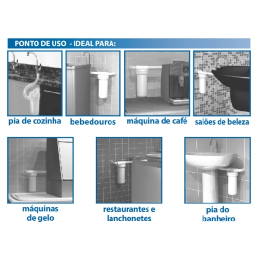 Filtro de Água Para Ponto de Uso Acqua 9 3/4 Lorenzetti - Imagem principal - 823e0d99-ba1a-431f-817a-d72e4f012100