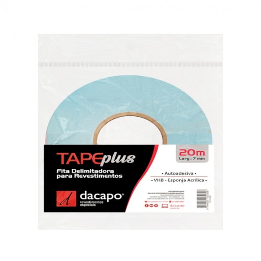 Fita Delimitadora De Juntas Dacapo 7mmx20m - Imagem principal - eca52904-64f4-4b79-b857-6aaa22421d3c