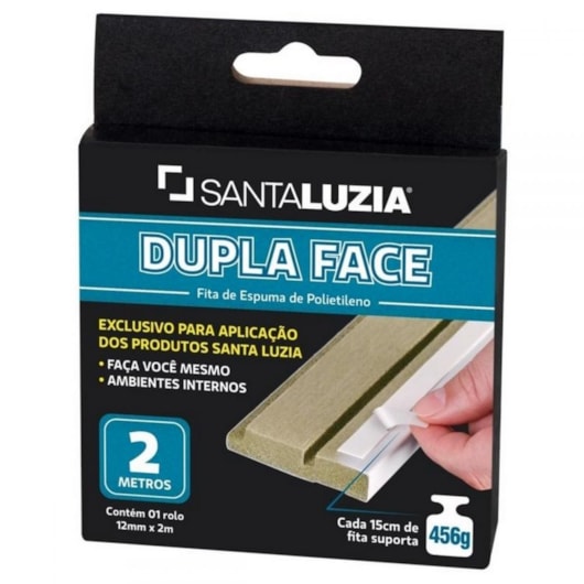 Fita Dupla Face Santa Luzia 12mmx2m - Imagem principal - ffdeb8a2-c479-427c-9173-ccd36a3c780a